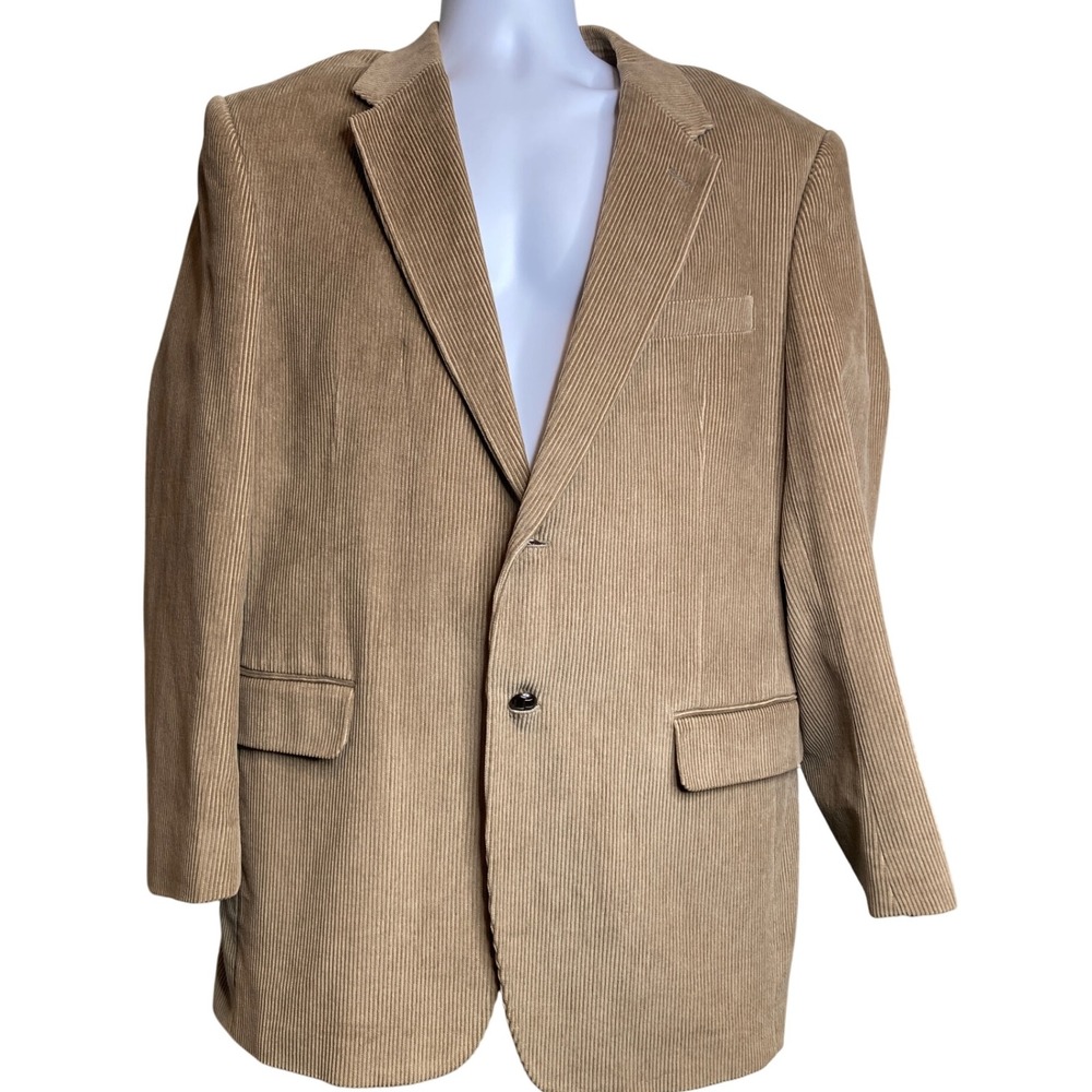 Vintage Monsieur Adolfo Men's Corduroy Blazer Size 40R‎ Preppy Heritage Academia